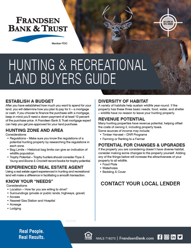 Hunting & Recreational Land Buyers Guide