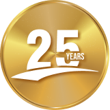 25 years of service